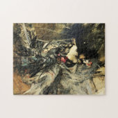Danseur espagnol au puzzle de fard à joues (Horizontal)