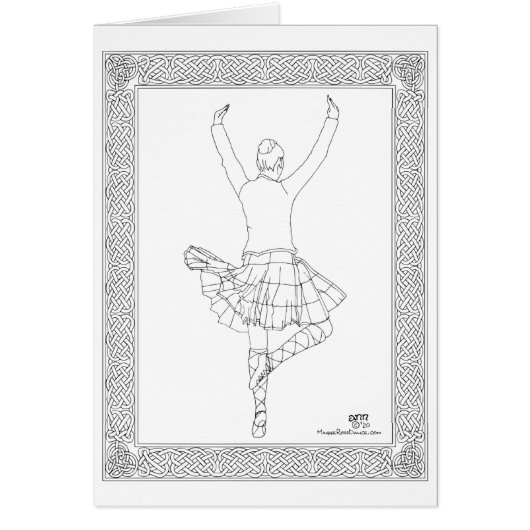 Danseur highlandais écossais (Devant)