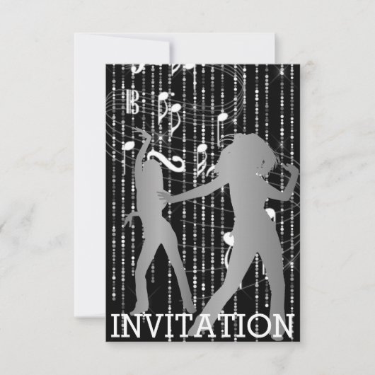 Danseur moderne Hip hop Urban Club Vip Invitation (Devant)