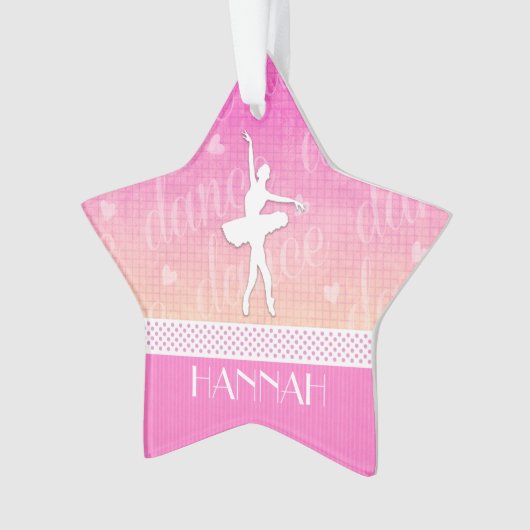 Danseur passionné de gradient rose avec des coeurs (devant)