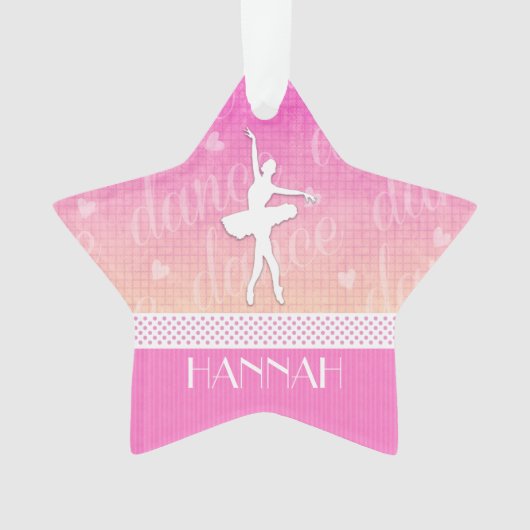 Danseur passionné de gradient rose avec des coeurs (devant)