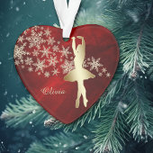 Danseur Red Gold Snowflake