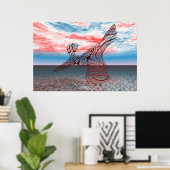 Danseur rouge - Grande impression (Bureau à domicile)