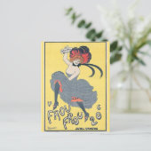 Danseur Vintage, modifier le texte Carte postale (Debout devant)