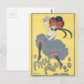 Danseur Vintage, modifier le texte Carte postale (Devant / Derrière)