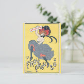 Danseur vintage, modifier le texte Carte postale (Debout devant)