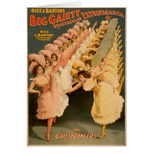 Danseurs 1900 de joie