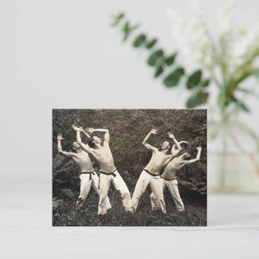 Danseurs, années 30, carte postale (Debout devant)
