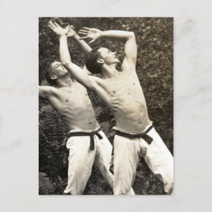 Danseurs, années 30, carte postale