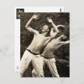 Danseurs, années 30, carte postale (Devant / Derrière)