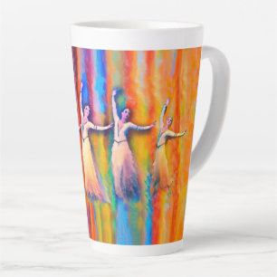 Danseurs colorés Latte Mug