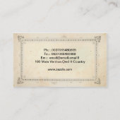 danseurs dansant le carte de visite de couples (Dos)