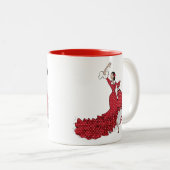 Danseurs de flamenco Café Mug (Devant droit)