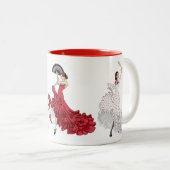 Danseurs de flamenco Mug (Devant droit)