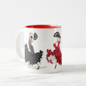 Danseurs de flamenco Mug (Devant gauche)