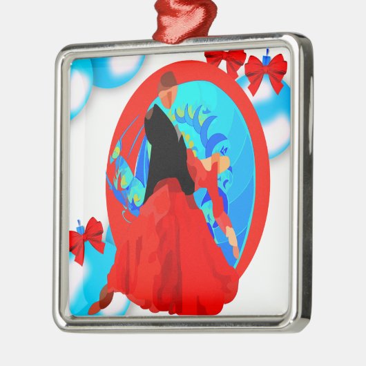 Danseurs De Salle De Bal Avec Ornements Et Vaches (Gauche)