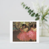 Danseurs en rose carte postale (Debout devant)
