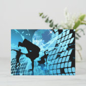 Danseurs en silhouette Invitations (Debout devant)