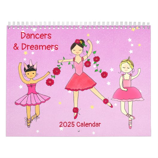 Danseurs et Dreamers Calendrier 2025 (Protection)