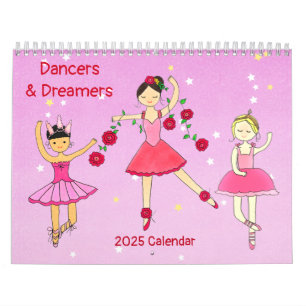 Danseurs et Dreamers Calendrier 2025