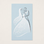 Danseurs Mariages Blue Retro (Dos)