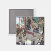 Danseurs silencieux Carousel Horse Magnet (Recto/Verso)