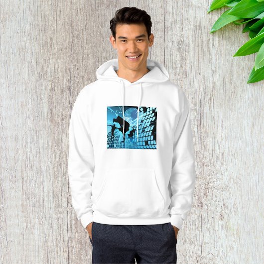 Danseurs Silhouetté Mens Sweat - shirt à capuche