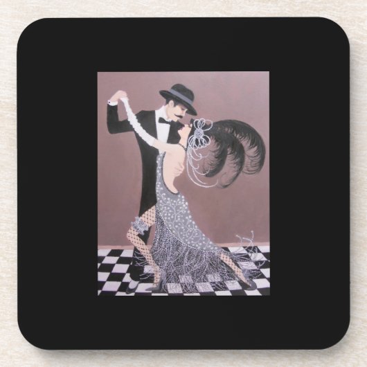 Danseurs vintages/dur dessous de verre en (Devant)