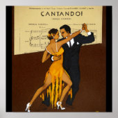 Danseurs vintages tendance Art déco (Devant)