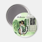 Danseus en selectievakje, Réunion Magneet (Voorkant / Achterkant)