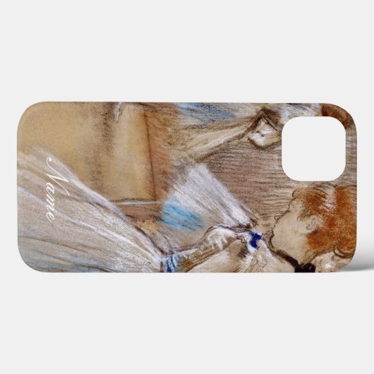 Danseuse avec ruban bleu iPhone / coque ipad (Verso (horizontal))