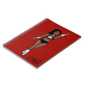 Danseuse Carnet Rouge / Noir / Blanc (Côté gauche)