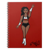 Danseuse Carnet Rouge / Noir / Blanc (Devant)