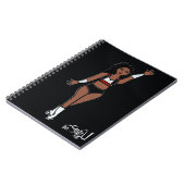 Danseuse Carnet Rouge / Noir / Blanc B (Côté gauche)