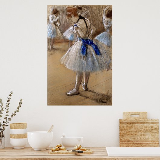 Danseuse (danser), Edgar Degas Poster (Keuken)