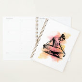 Danseuse de ballet dansant en couleur  (Devant avec enveloppe)