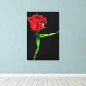 Danseuse de ballet Rose Ballerine Impression sur t (Insitu (Plancher de Bois))
