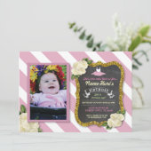 Danseuse de ballet Tutu Cute Invitation d'annivers (Debout devant)