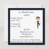 Danseuse de garçon :Dance Considérant Invitation (Dos)