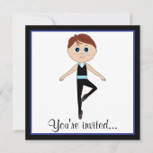Danseuse de garçon :Dance Considérant Invitation (Devant)