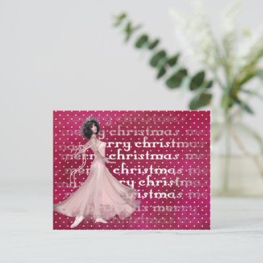 Danseuse de Noël - Cartes postales de vacances/Bal (Debout devant)