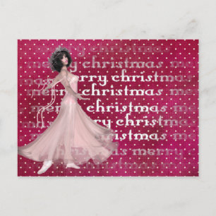 Danseuse de Noël - Cartes postales de vacances/Bal