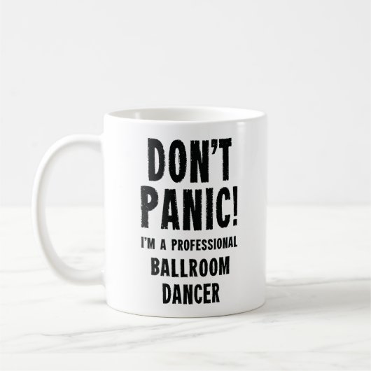 Danseuse de salle de bal Café Mug cadeau (Gauche)