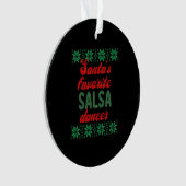 Danseuse de salsa Vilaine cadeau de Noël de Noël (devant)