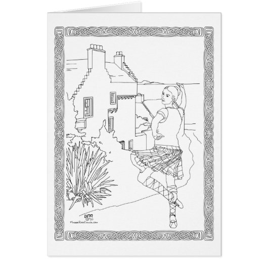 Danseuse des Highlands écossais (Devant)