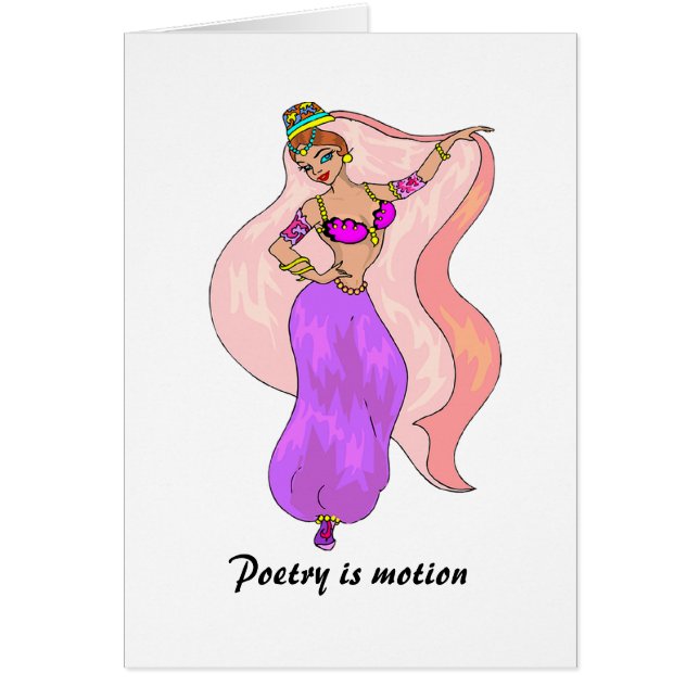 Danseuse du ventre - illustration - toute (Devant)