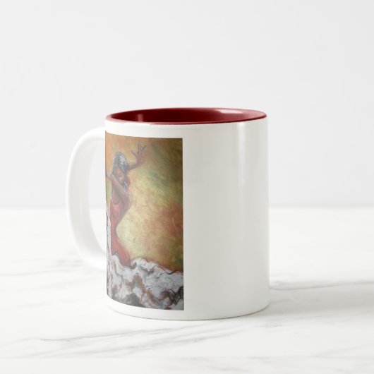 Danseuse flamenco Art Mug (Devant gauche)