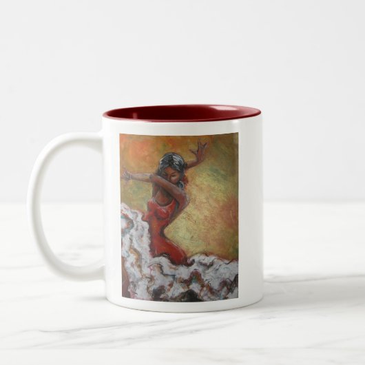Danseuse flamenco Art Mug (Gauche)