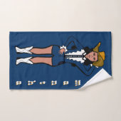 Danseuse/Majorette Dénim Ouest #2 (Serviette à main)