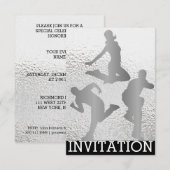 Danseuse moderne Hip hop Urban Club Vip Invitation (Devant / Derrière)